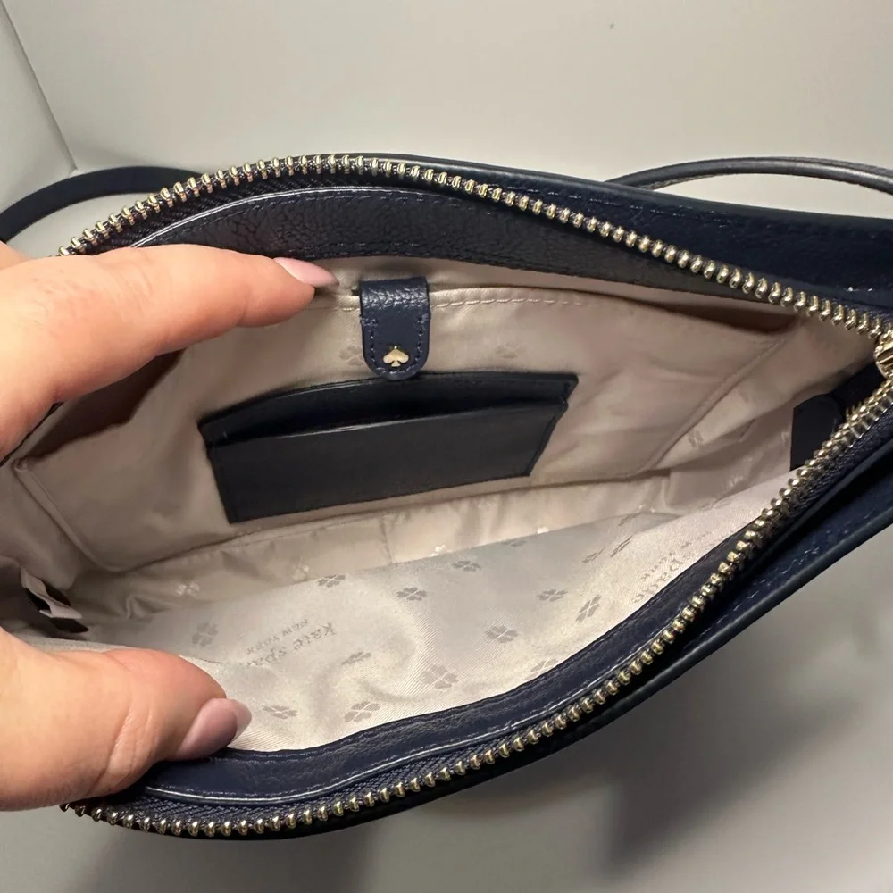 Kate Spade EUC Margaux Lemons Grained Leather Convertible Crossbody